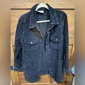 Black Corduroy Women's Jacket